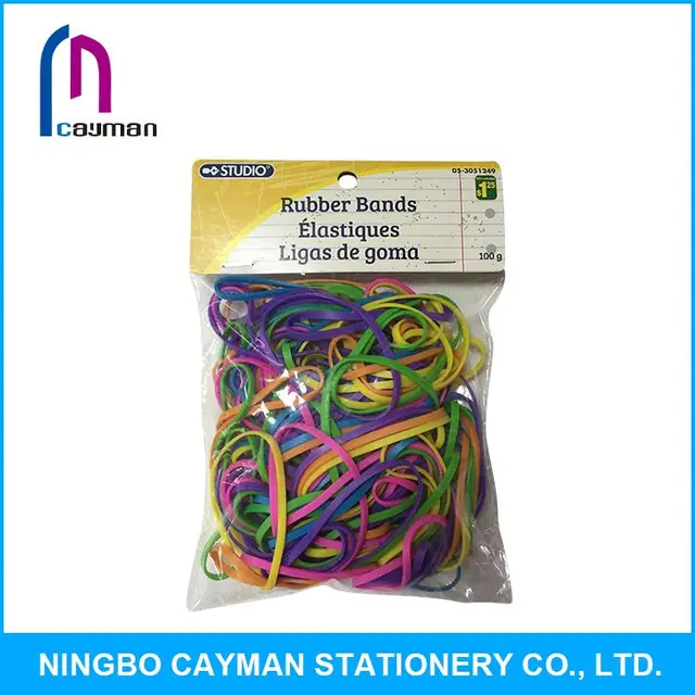 yellow round rubber bands