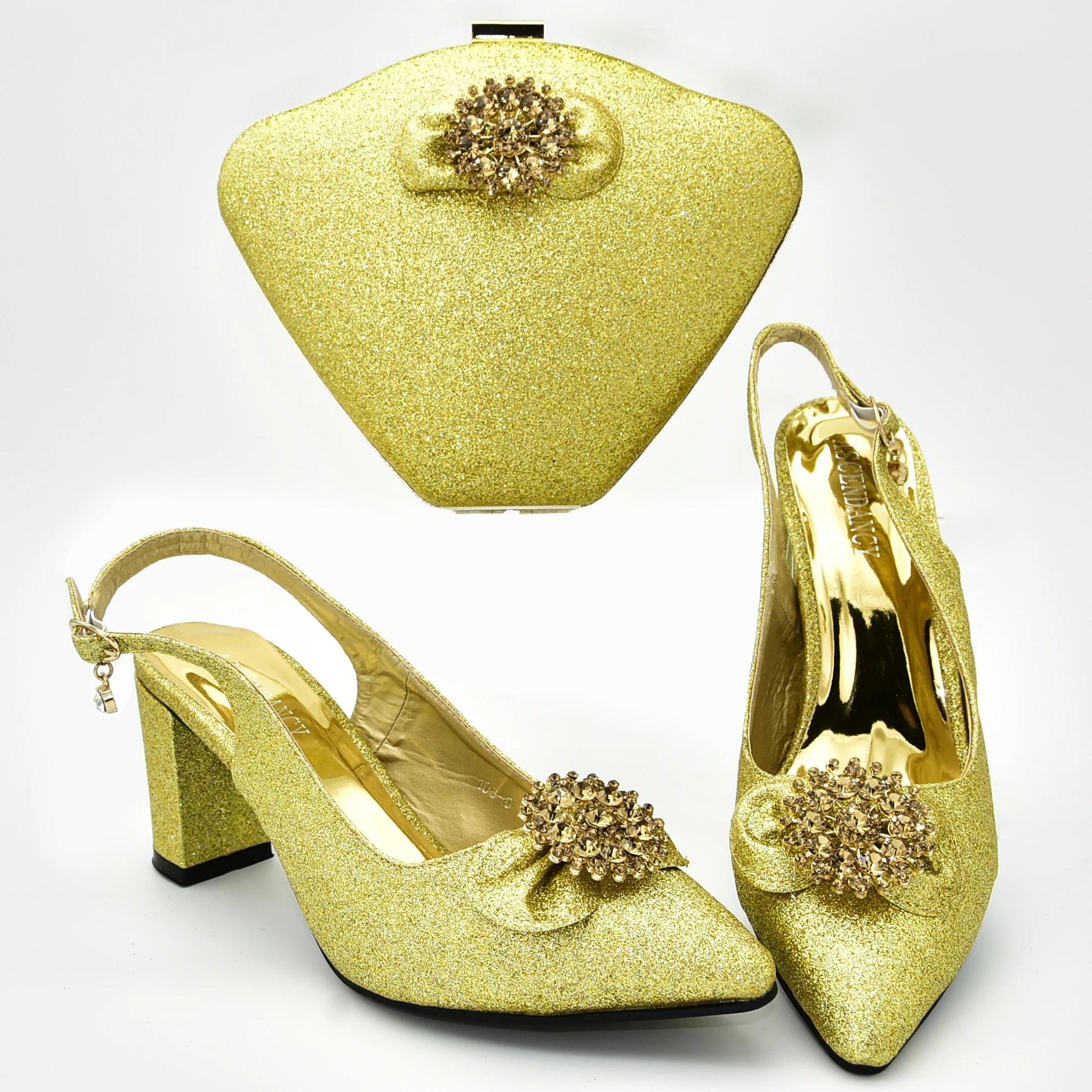 High quality shoes and matching clutch bag heel 7cm nigerian wedding shoes and matching bag 108-6
High quality shoes and matching clutch bag heel 7cm nigerian wedding shoes and matching bag 108-6