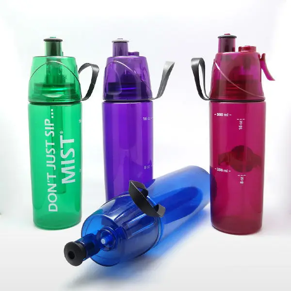 750ml Bpa Free Drink Spray Water Bottles/plastic Drinking Water