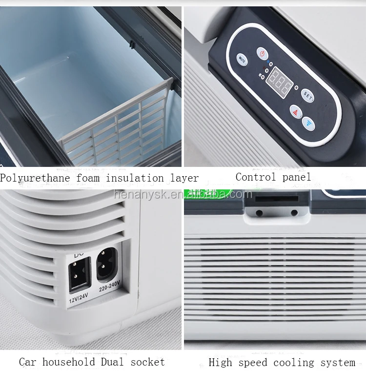 12L High-Capacity Double Refrigeration Mini Fridge Car Refrigerator Dual Use Of Car And Household