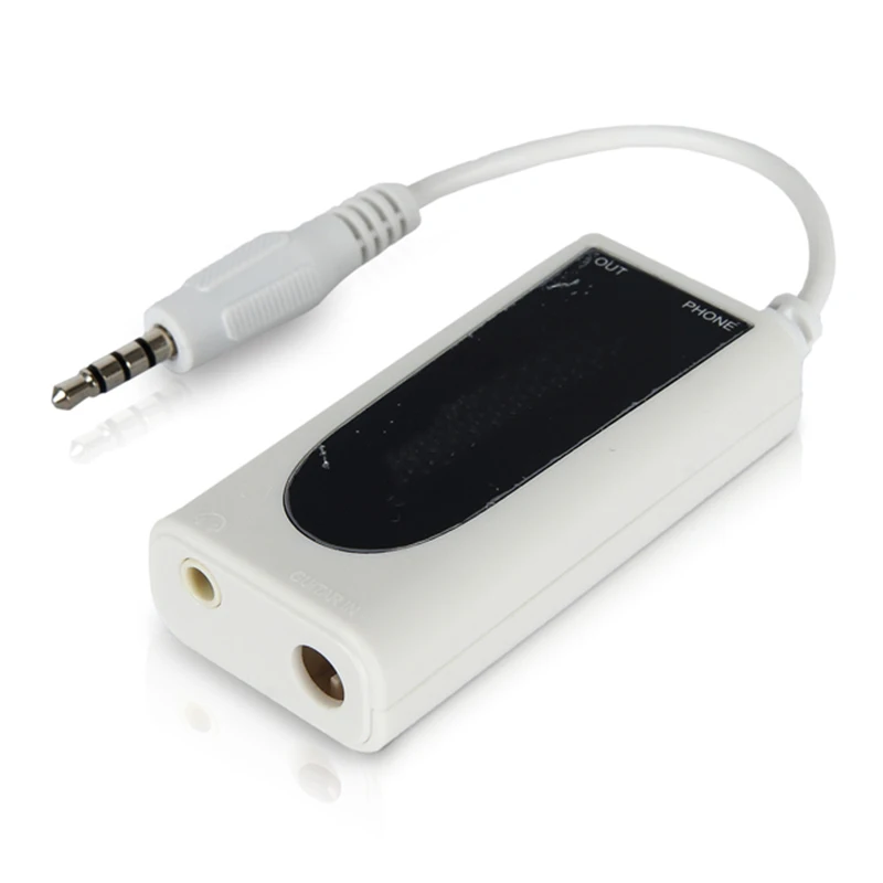 Software Guitar Effect Converter Adapter for Cell Phone iPhone iPad and Android Smart Phone to Guitar Bass Audio Adapter FC-21, White
Software Guitar Effect Converter Adapter for Cell Phone iPhone iPad and Android Smart Phone to Guitar Bass Audio Adapter FC-21, White