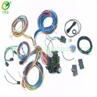 21 Circuit Universal Wire Harness BRAIDED WIRE SHIELD 21 Fuse 12v Street Wiring