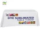 Custom DIgital Printed Rectangle Table Cloth for Trade Show or Events