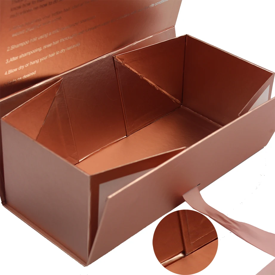 high quality luxury paper box rigid foldable magnetic gift box