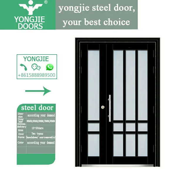 Bullet Proof Pre Hung Steel Door New Arrival Popular Style Myanmar