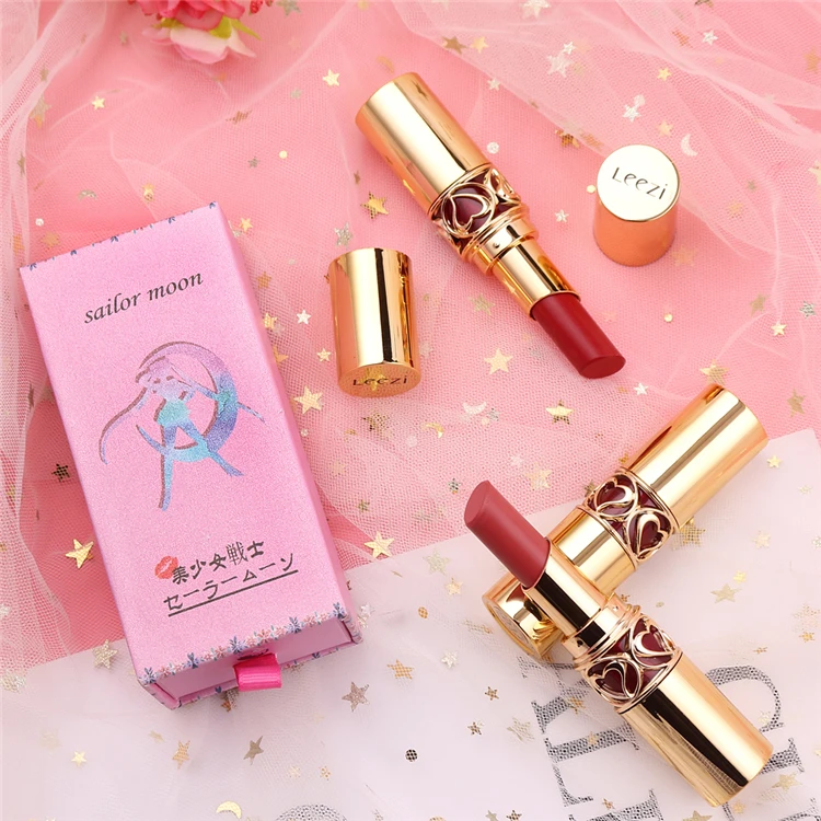 Lips Matte Nude Lipstick Metal Cosmetic Lip Stick Moisturizing Smooth Lipsticks Shimmer Waterproof Cardcaptor Sakura Lipstick
Lips Matte Nude Lipstick Metal Cosmetic Lip Stick Moisturizing Smooth Lipsticks Shimmer Waterproof Cardcaptor Sakura Lipstick