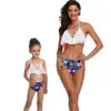2019 Euramerican Style Fashion Print Split One-Piece Bikini Parent-Child Swimwear Factory Spot Wholesale G String Bikini