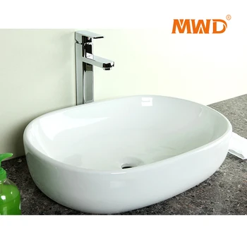 Oval Egg Shape Countertop Basin Bathroom Wash Basin Without Sink