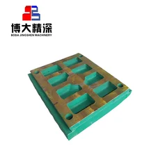 High quality wear parts jaw plate apply to Metso C100 C125 C140 jaw crusher