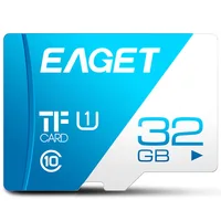 

EAGET mini sd memory card 16gb/32gb/64gb/128gb/256gb class 10 tf card for Samsung android mobile phone case tablet sd card