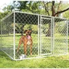 Large outdoor chain link dog kennels & dog cages & dog runs dog fence (manufacture)