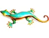 hand painted metal Decorative Gecko And Lizard
