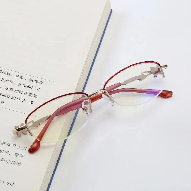 CJ8876 Half Frame Exquisite Comfortable Non-Slip Ladies Anti Blue Light Eye Glasses, Custom color
CJ8876 Half Frame Exquisite Comfortable Non-Slip Ladies Anti Blue Light Eye Glasses, Custom color