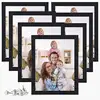 9 x 11 inch black artificial picture photo frames for home decoration
