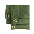 Waterproof heavy duty polyester canvas fabric