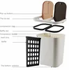 Japanese Style Household Dustbin Double Layer Can Be Classified Trash Can
