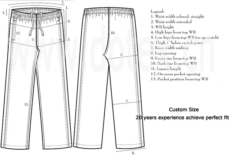 Pants Size