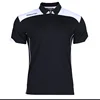 OEM Wholesale 100% Polyester Mesh fabric 1/4 Zipper Polo Dry Fit Custom Sports Polo Shirts for Men