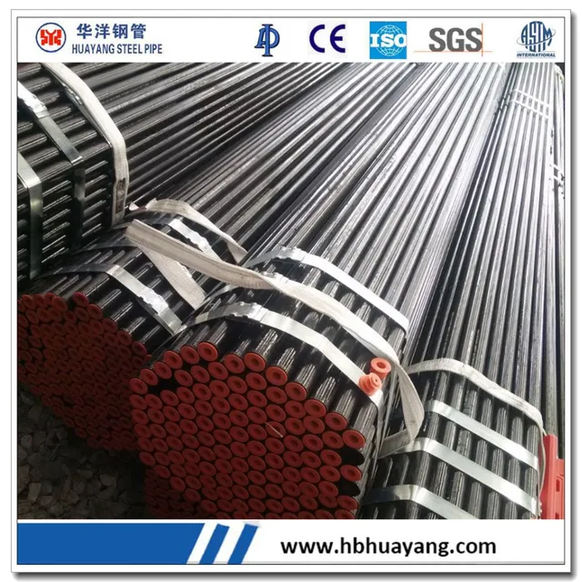 erw square pipes carbon steel astm a53 gr b manufacturer huayang