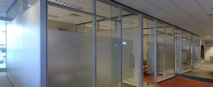 Good looking office partition aluminium profiles for office partitions