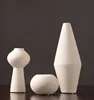 White Ceramic Porcelain Hotel Restaurant Table Flower Vase