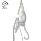 High quality creative living room hanging suspended modern monkey pendant lights