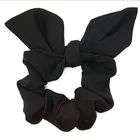 Trendy Elastic Rabbit Ears Hair Accessories Hair Scrunchies Ponytail Holder Pure Color Hair Tie Set For Girls