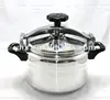 Chinese Cookware 7L Aluminium Polished Enameled Camping Pressure Cooker With Glass Lid & Steamer