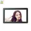 Custom 15 inch large led digital picture photo frame 1366*768 air software with touch wide screen