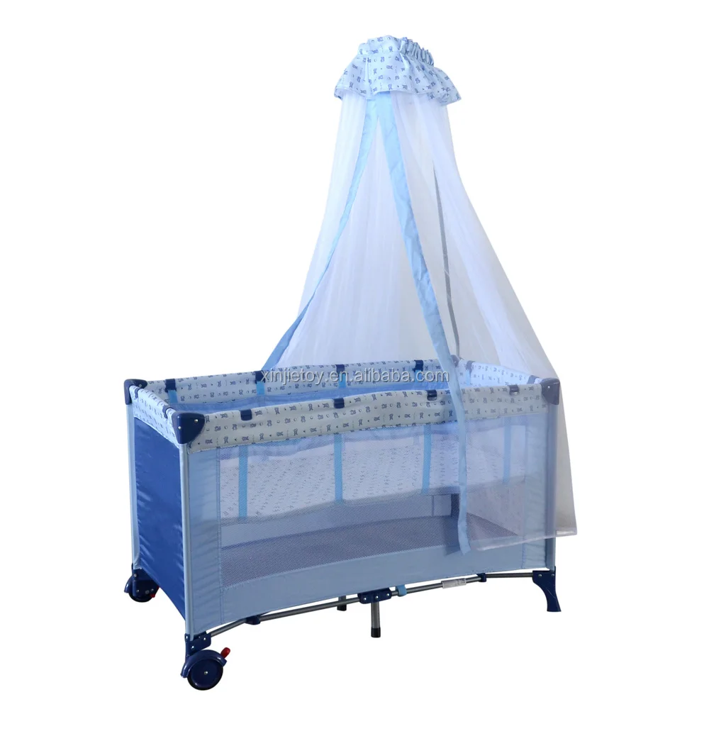 ベビーベッドのベッド蚊帳が高級/折りたたみ式のベビーベッド/ベビーベビーサークル仕入れ・メーカー・工場
