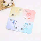 Special shape Cosmetics Aluminum Foil Heat Seal Pouches Facial Mask Packing Bag