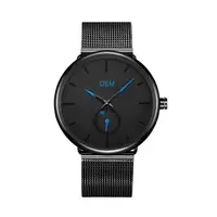 

Build Brand Your Own Watches Men Stainless Steel Mesh Custom Dial Design Man Watch Private Label Personalized Watch Own Logo