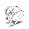 2018 Fashion cheap 925 Silver Apple Shaped Zircon Ring