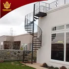Cheap Custom Modern Make Your Own Where To Buy Used Industrial External Outside Stainless Steel Spiral Staircase