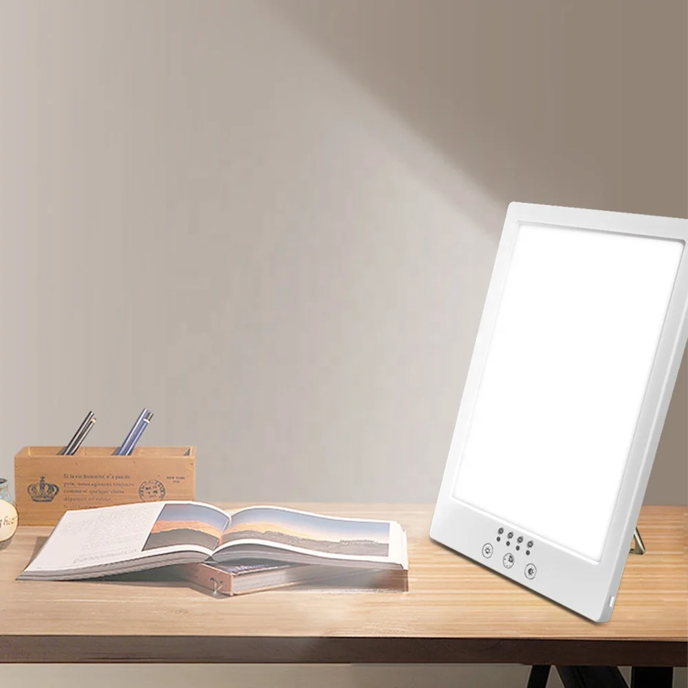 Physical therapy equipment timed shutdown change color temperature rectangle frame LED sad light therapy lamp
Physical therapy equipment timed shutdown change color temperature rectangle frame LED sad light therapy lamp