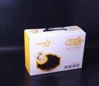 China manufacturer supply custom printed corrugated cardboard packing box with handle
