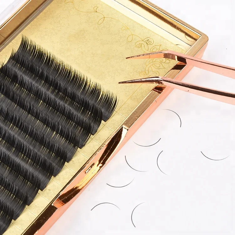 Custom 0.15 CC Curl Matte Premium Silk Individual Eyelash Extension Private Label, Natural black
Custom 0.15 CC Curl Matte Premium Silk Individual Eyelash Extension Private Label, Natural black