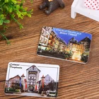 Custom tourist souvenir pvc pop up puffy cartoon EVA foam 3d embossed malaysia fridge magnet sticker