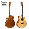 New style double top all solid wood acoustic guitar