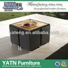 Outdoor fashion teak table top and bench furniture