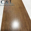 UV lacquer prefinished smooth walnut color strand woven bamboo flooring