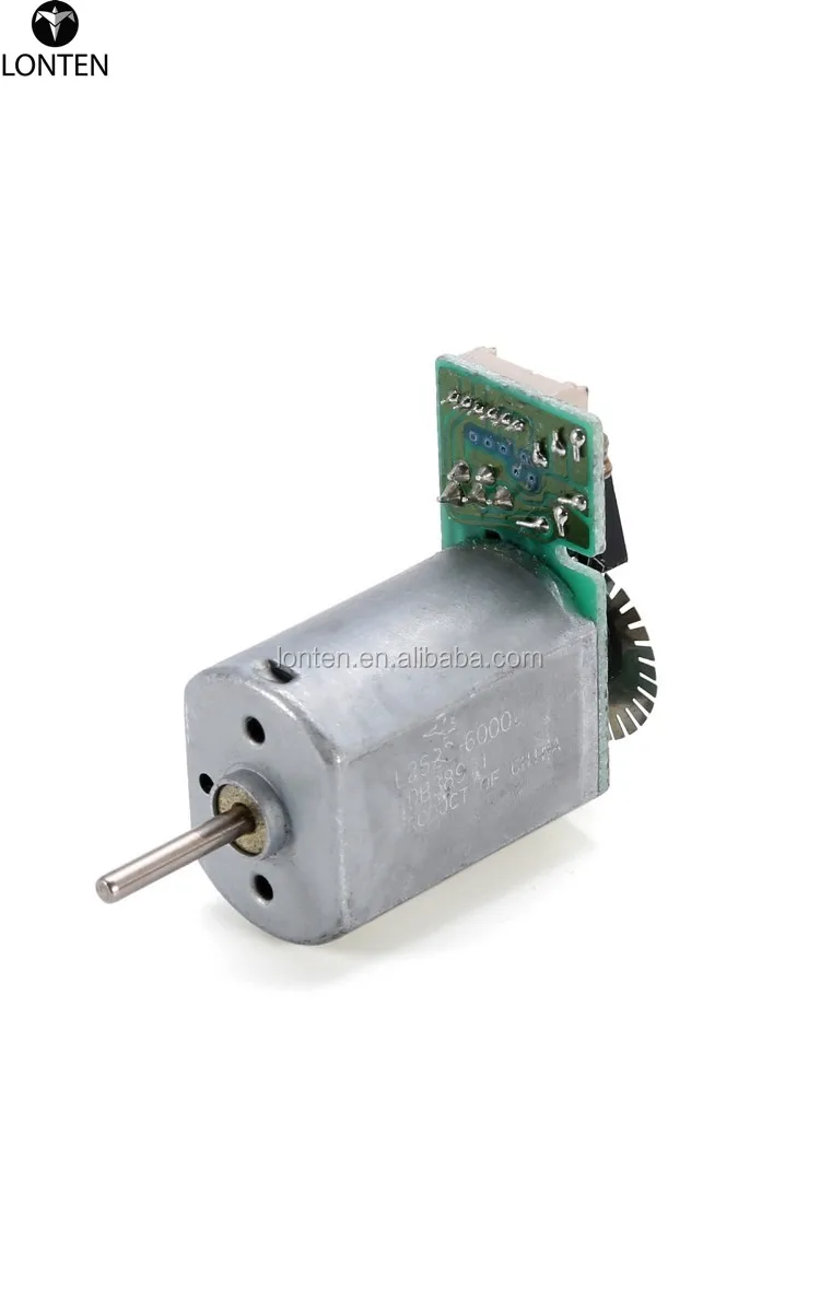 1pc 130 Motor DC 6V-12V 7800RPM Metal Speed Encoder Tachometer Motor AB Phase 49mm Length