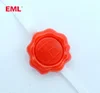 Red flower PP hangtags with flat string for clothing Design own logo