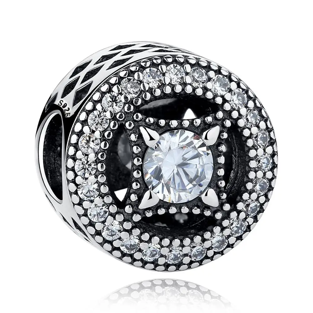 925 Sterling Silver Charm Round Shape Sparkling Clear CZ White Charm Bead Fit Original Bracelets Jewelry Making
925 Sterling Silver Charm Round Shape Sparkling Clear CZ White Charm Bead Fit Original Bracelets Jewelry Making