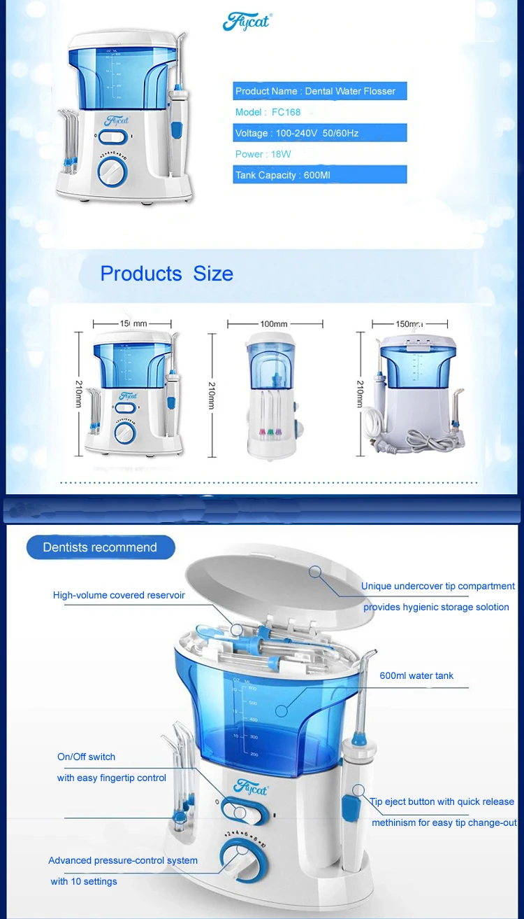 新しい2015口腔洗浄器、 家族のために最も人気のある水flosser、 経口水イリガートル・ceとrohsは承認した 問屋・仕入れ・卸・卸売り