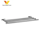 Canton Fair Wall Mounted Brass Chrome Clothes Hanger Bathroom Towel Shelf