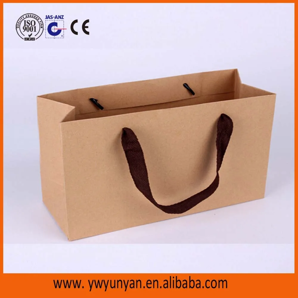 紙材料とショッピング産業使用クラフト紙バッグ仕入れ・メーカー・工場