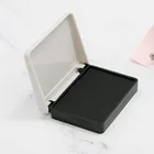 Black ceramic fingerprint pad for office stamp pad