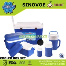 6PCS Set cooler box 50+20+8L with wheel Set and Cooler Jug set 2.2+1.0+0.4L