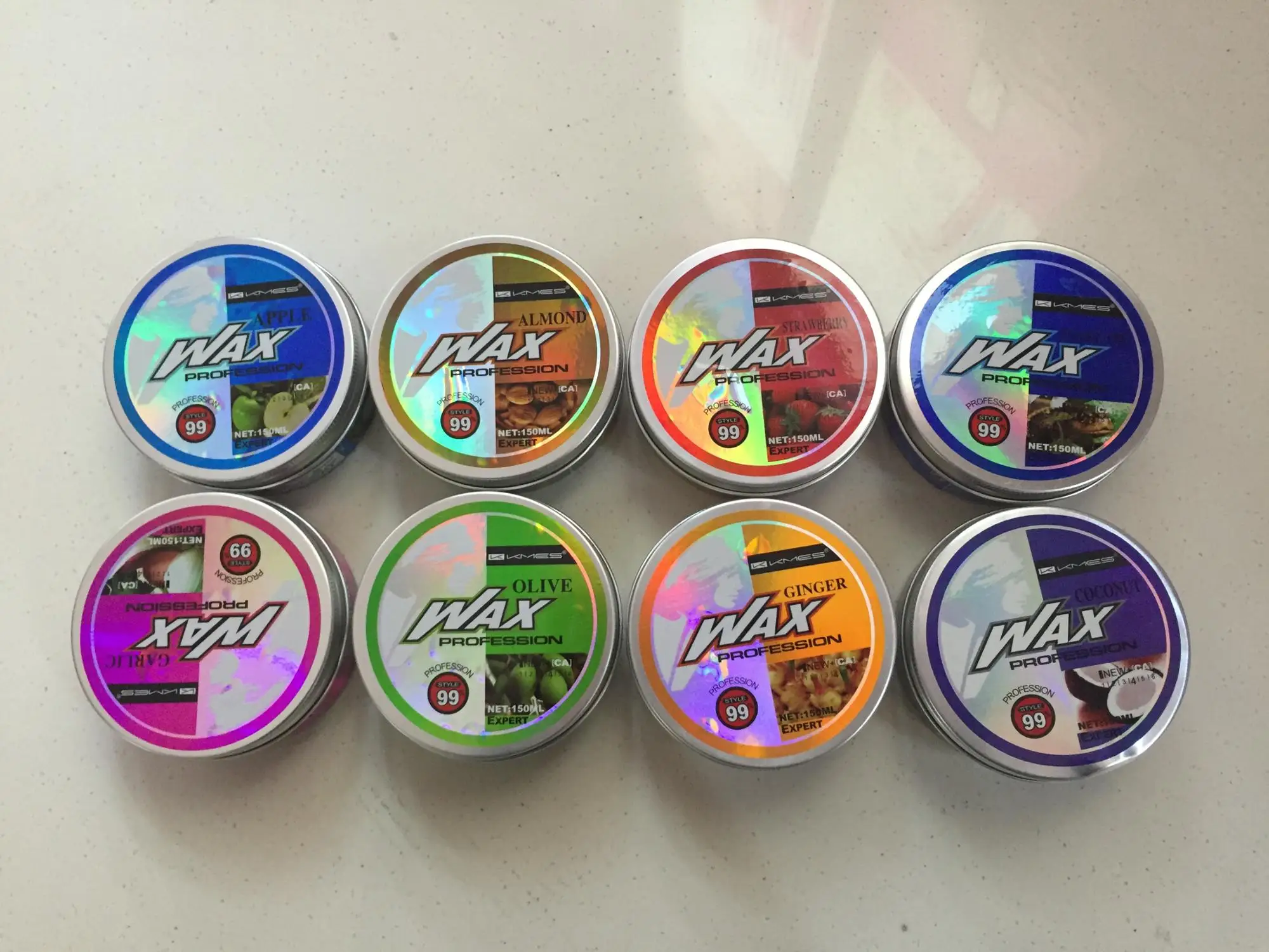 Kmes Professional Hair Styling Wax 150ml With Strawberry,Apple,Olive